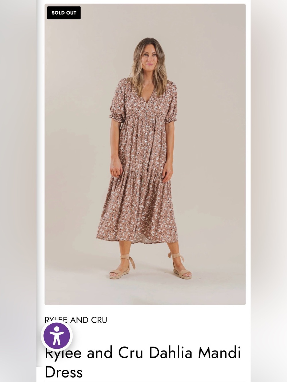 Rylee and Cru women’s Dahlia Mandi Dress